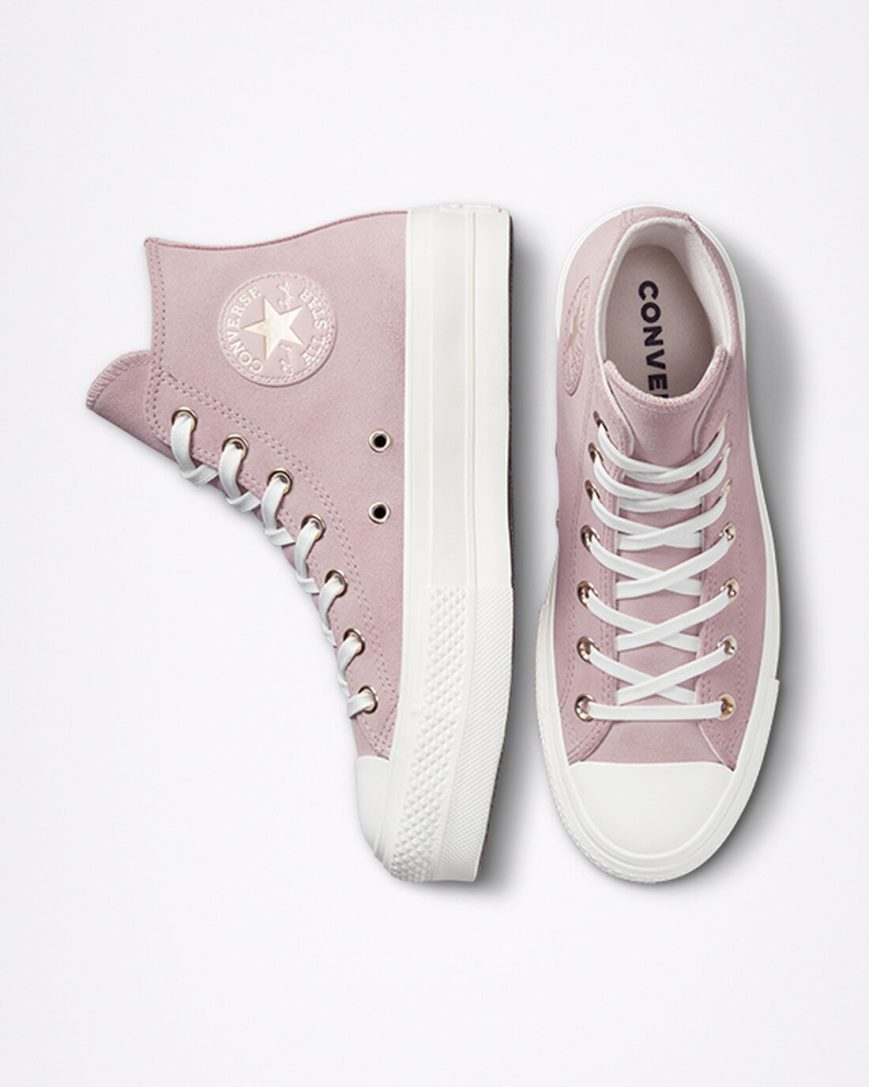 Topanky Na Platforme Converse Chuck Taylor All Star Lift Earthy Neutrals Vysoke Damske Siva | SK CQYIB9